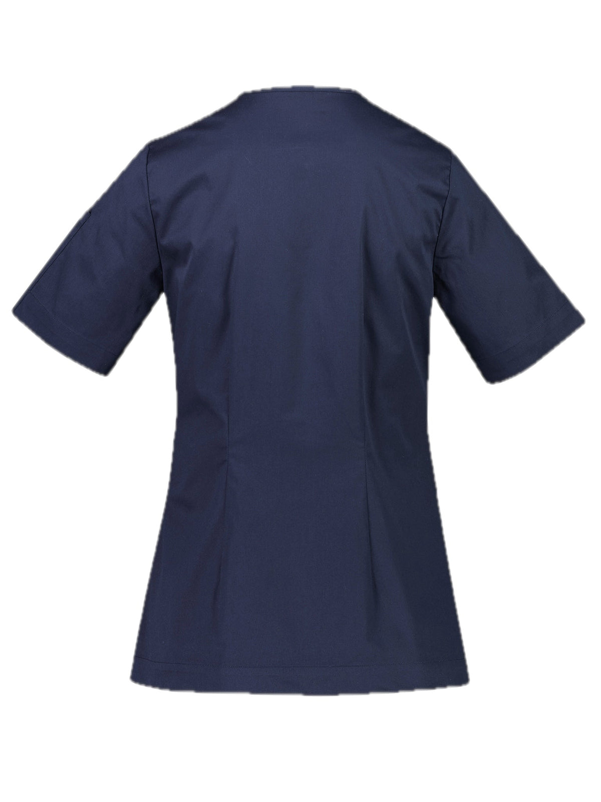 Womens Parks Zip Front Crossover Scrub Top – back view