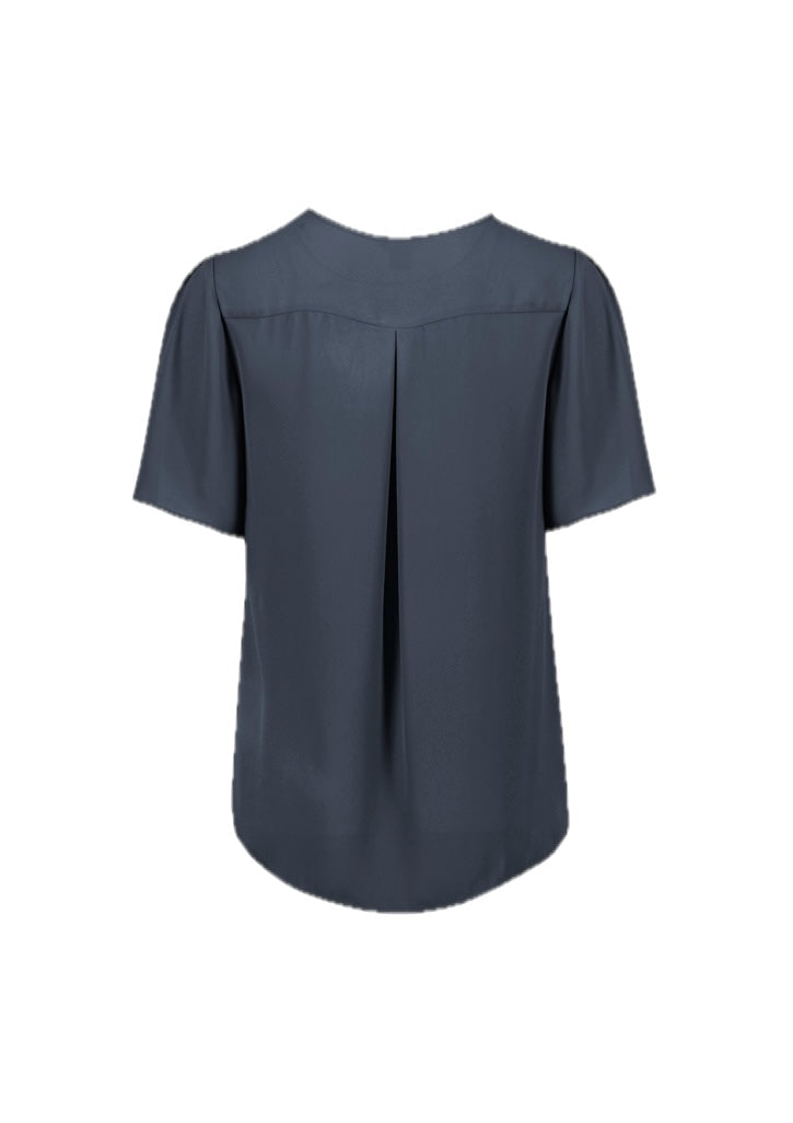 Vienna Womens Short Sleeve Blouse – back view