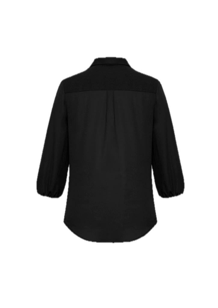 Lucy Womens 3/4 Sleeve Blouse – back view