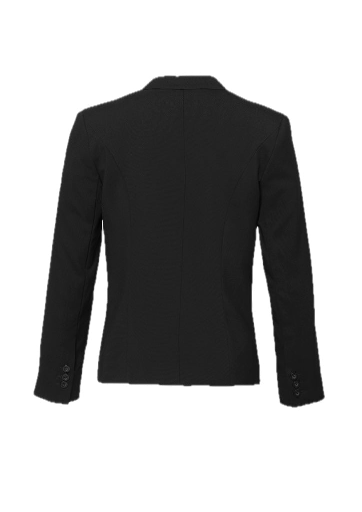 Cool Stretch Womens Reverse Lapel Jacket – back view