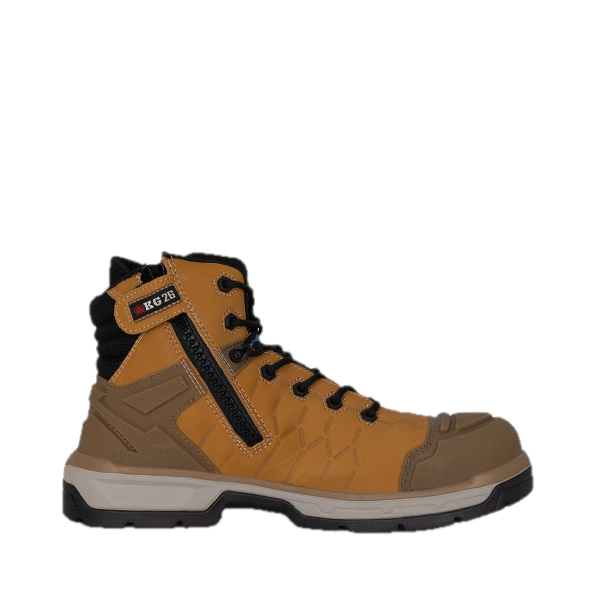 QUANTUM HYBRID ZIP/LACE COMPOSITE TOE WORK BOOTS 5" – side view