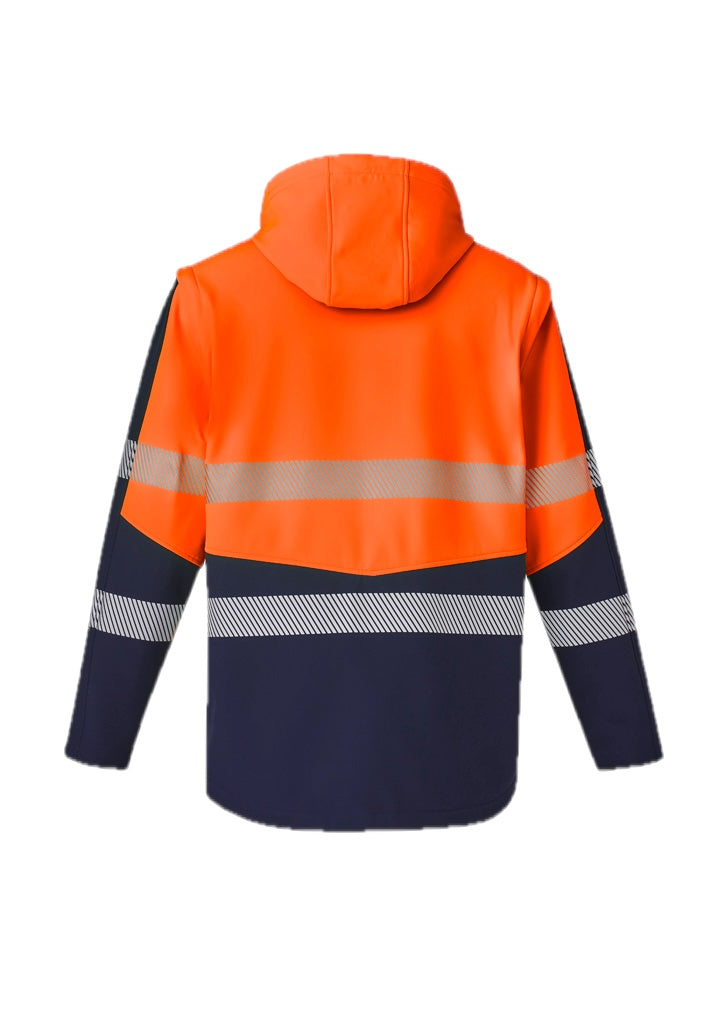 Unisex Streetworx 2 In 1 Stretch Softshell Jacket – back view