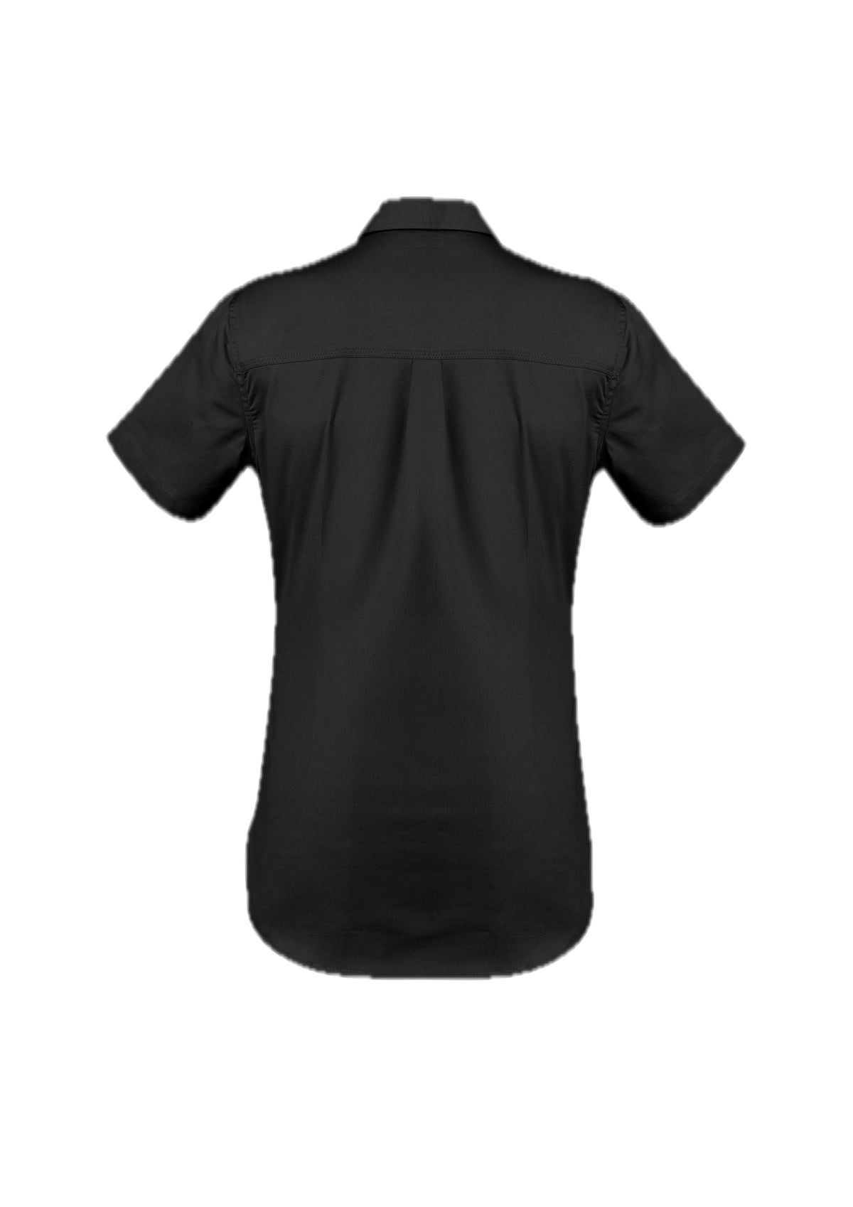 Womens Lightweight Tradie Short Sleeve Shirt – back view
