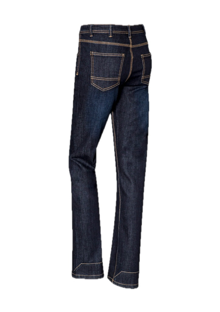 Womens Stretch Denim Work Jean – back view