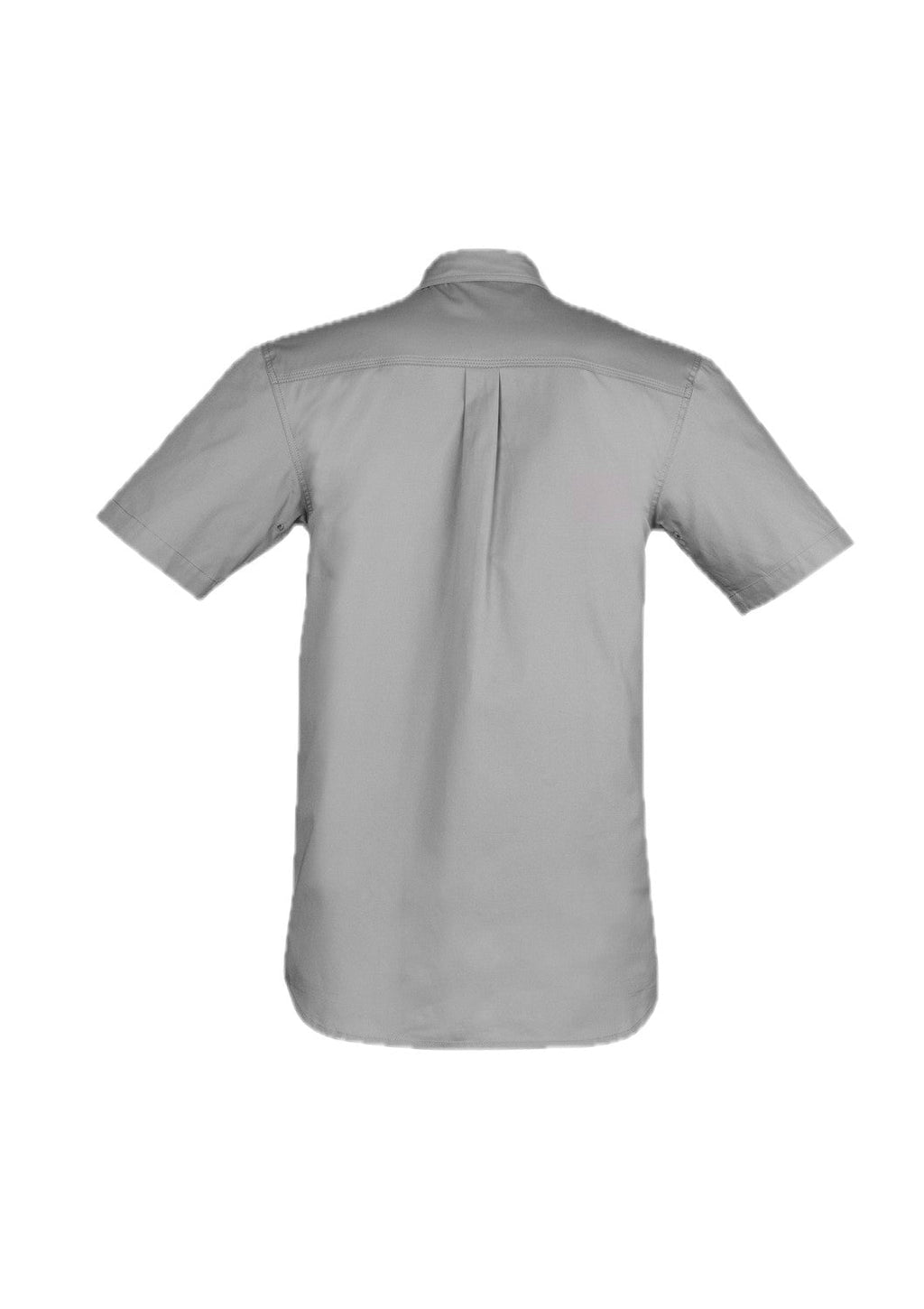 Mens Lightweight Tradie Short Sleeve Shirt – back view