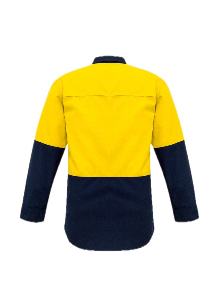 Mens Hi Vis Spliced Shirt – back view