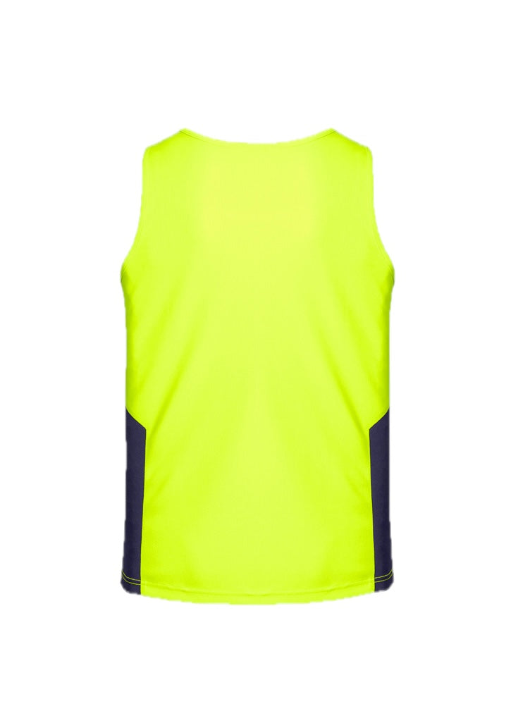 Mens Hi Vis Squad Singlet – back view