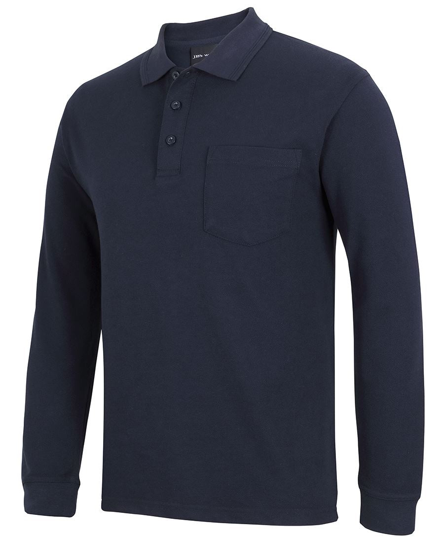 JB's 210 L/S POCKET POLO – angled view