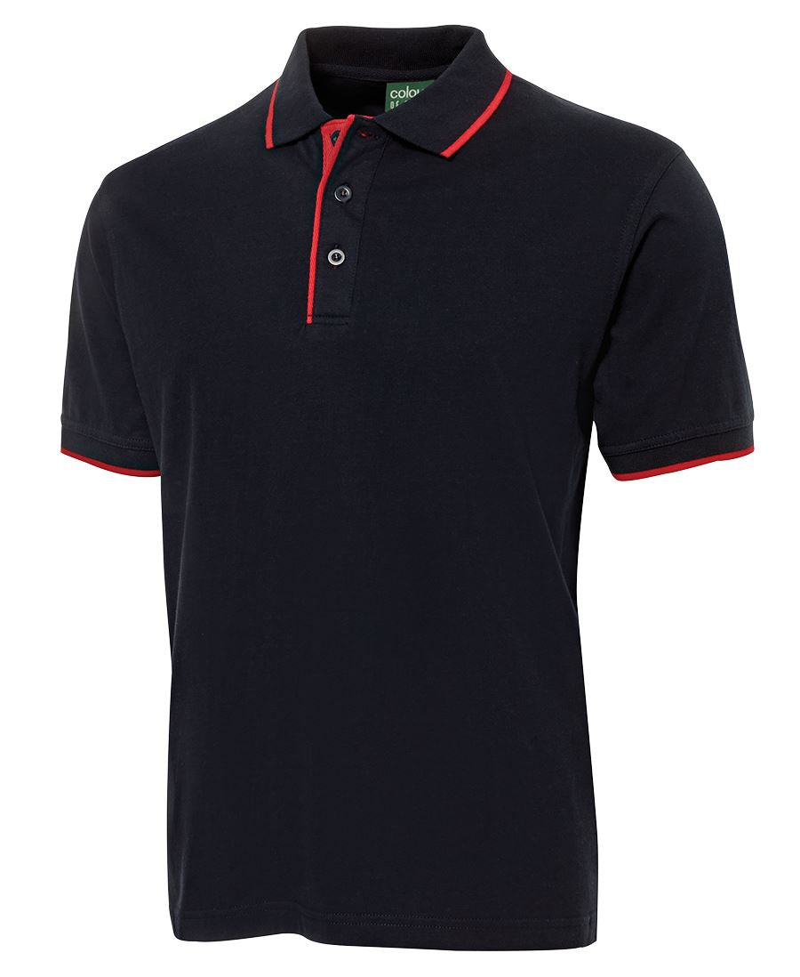 C of C TIPPING POLO – angled view
