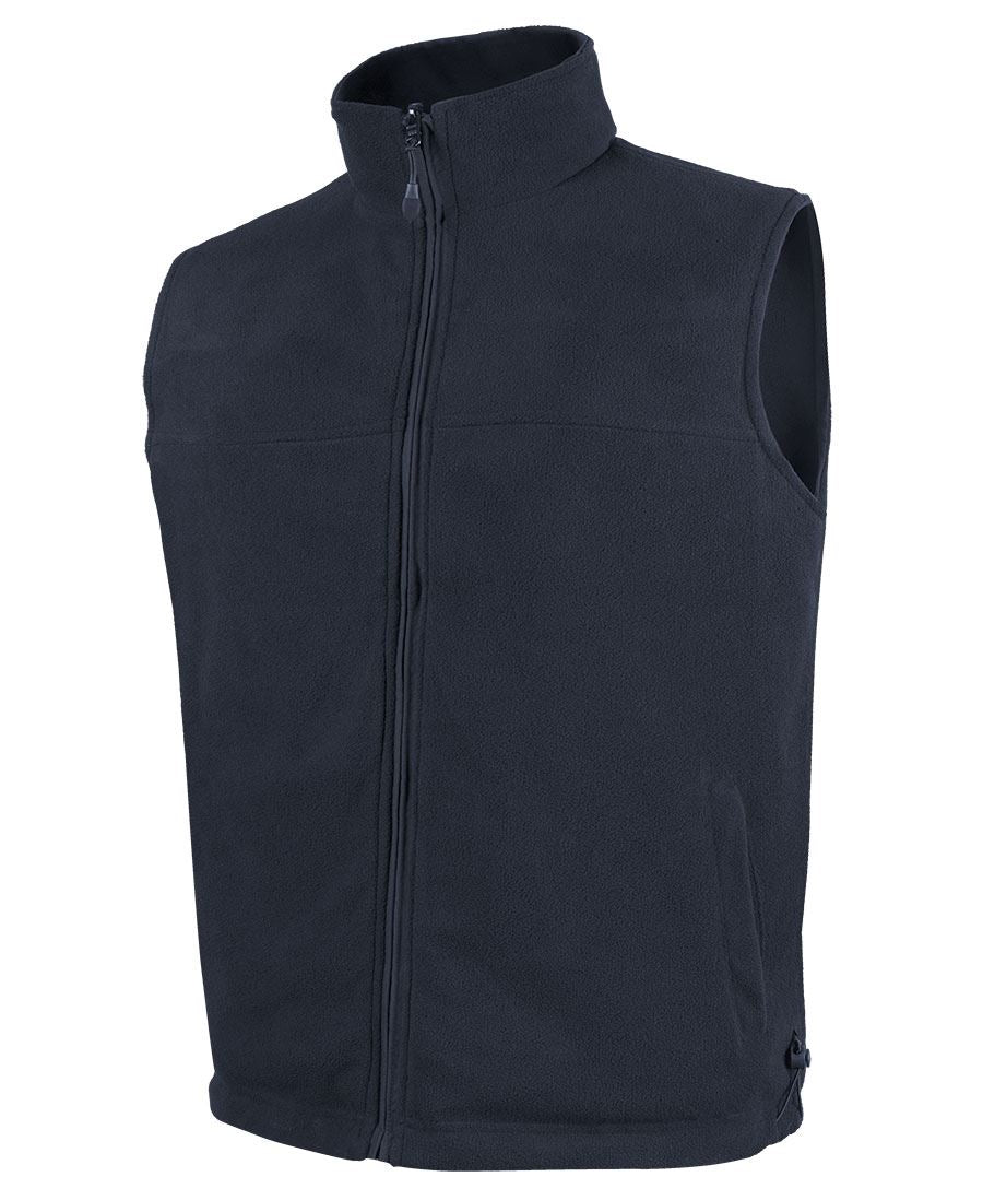 JB's REVERSIBLE VEST – reverse side, angled view