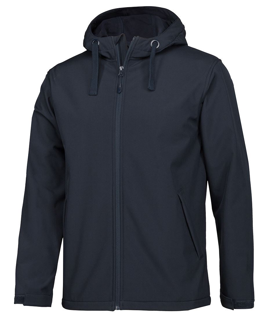 PODIUM THREE LAYER HOODED SOFTSHELL JACKET – angled view