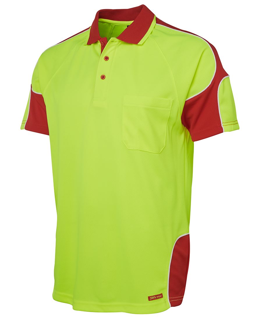 JB's HV 4602.1 S/S ARM PANEL POLO – angled view