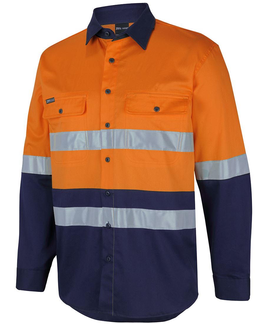 JB's HV D+N L/S STRETCH W/SHIRT WITH TAPE – angled view