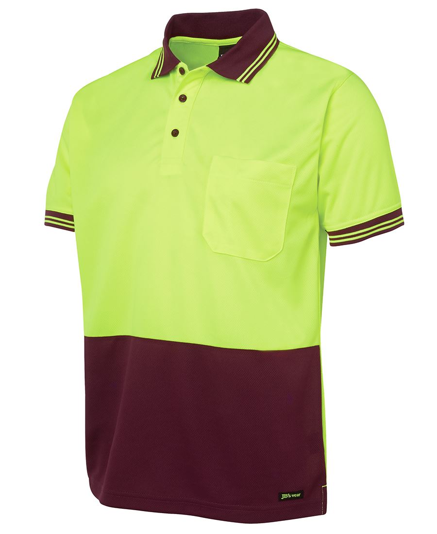 JB's HV S/S TRADITIONAL POLO – angled view