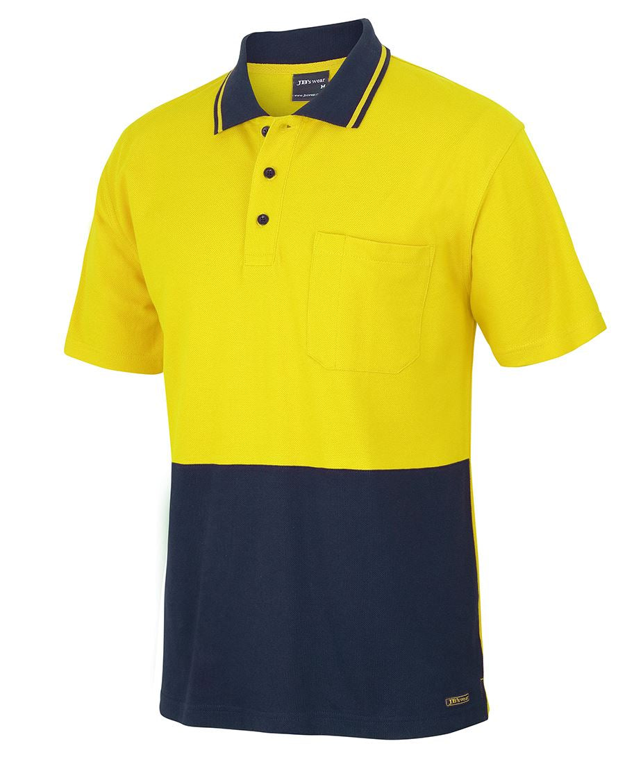 JB's HV S/S COTTON PIQUE TRAD POLO – angled view