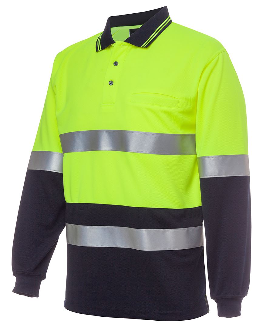 JB's HV L/S (D+N) TRADITIONAL POLO – angled view