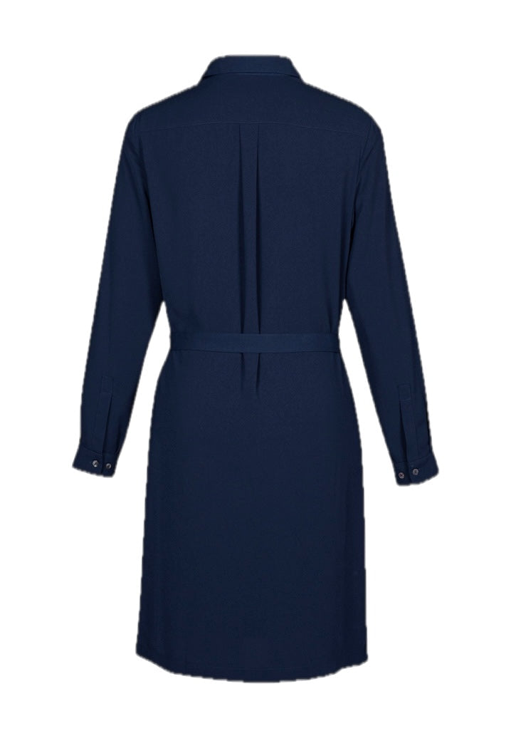 Chloe Womens Georgette Shirt Dress – back view