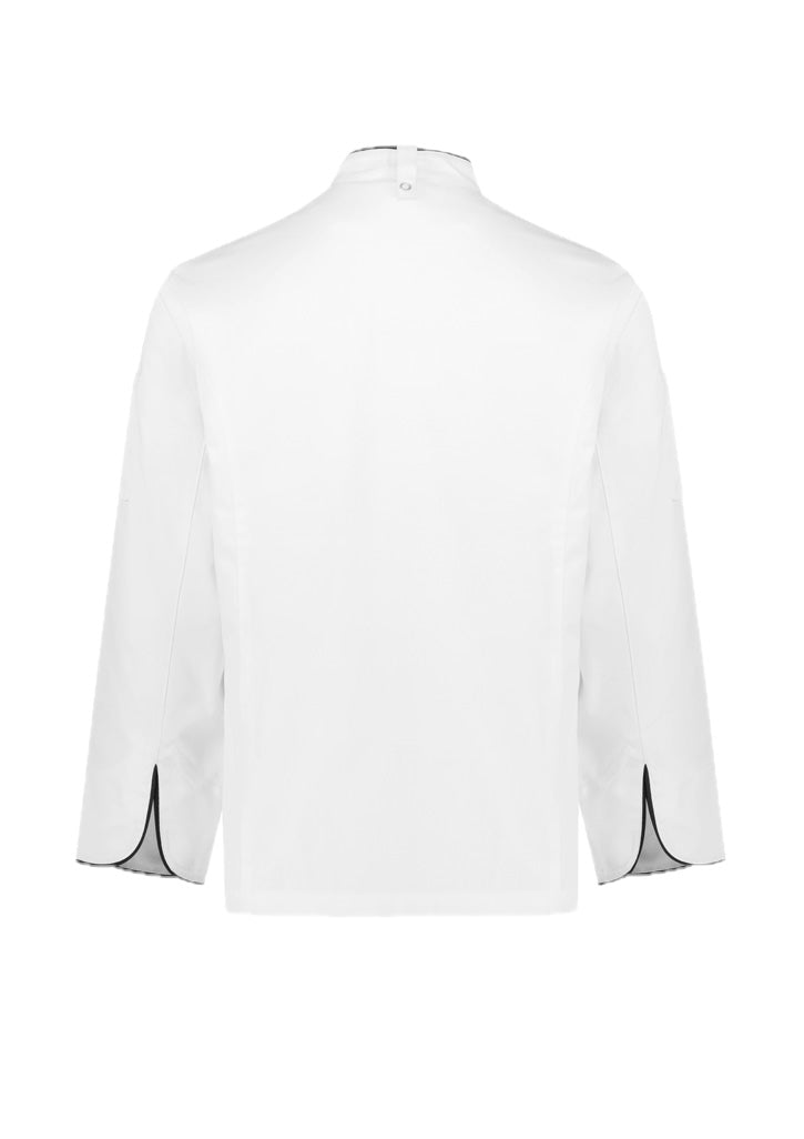 Mens Al Dente Long Sleeve Chef Jacket – back view