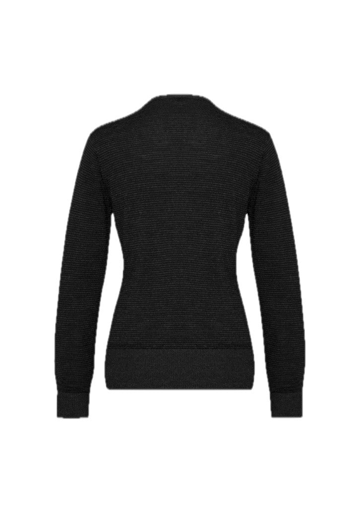 Womens Origin Merino Cardigan – back view