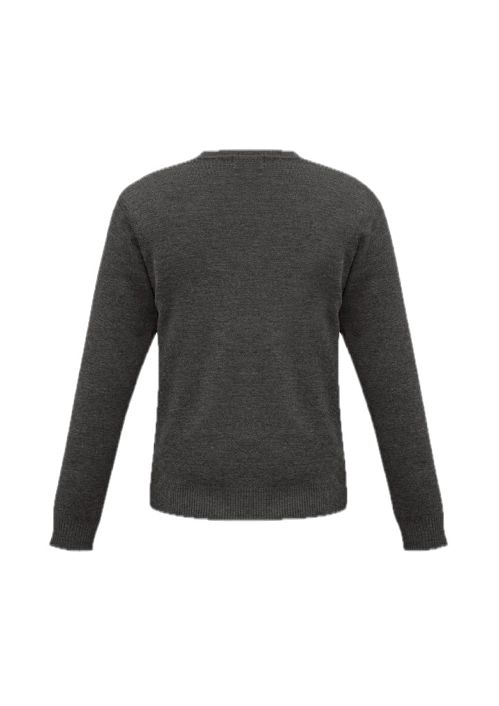 Mens Woolmix Knit Pullover – back view