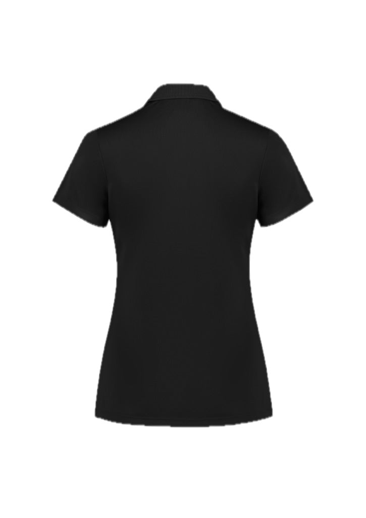 Womens Action Short Sleeve Polo – back view