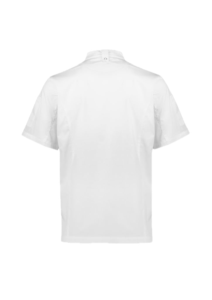 Mens Alfresco Short Sleeve Chef Jacket – back view