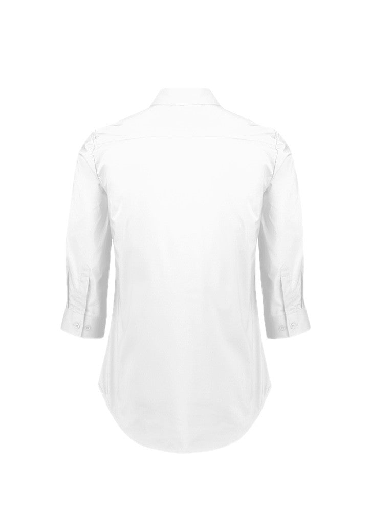 Womens Mason 3/4 Sleeve Shirt – back view