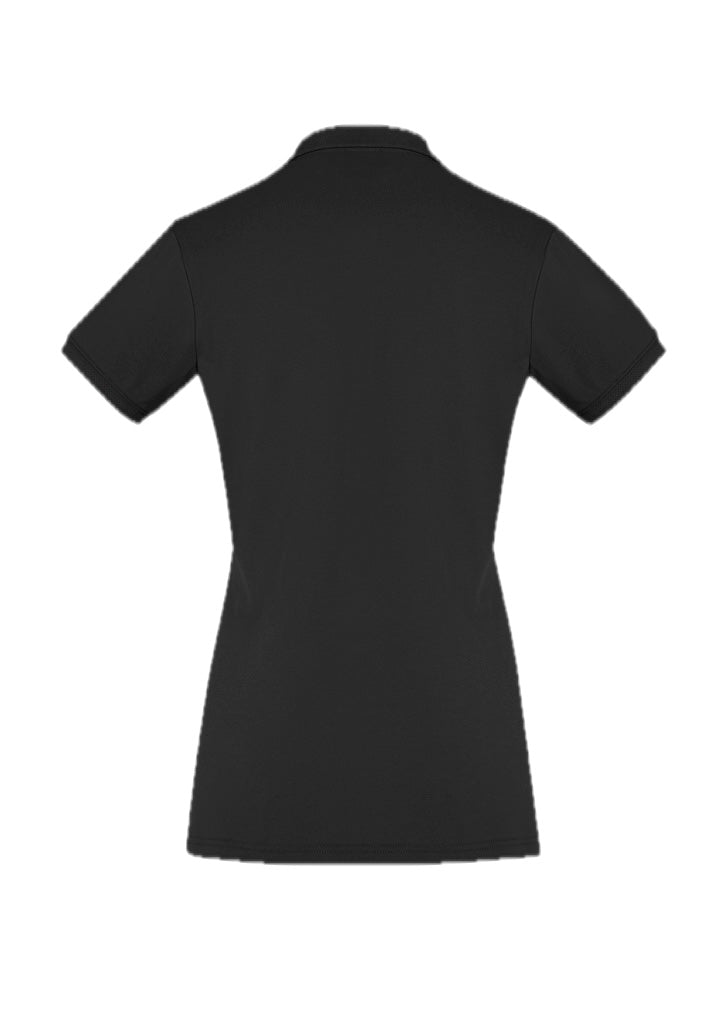 Womens City Short Sleeve Polo – back view