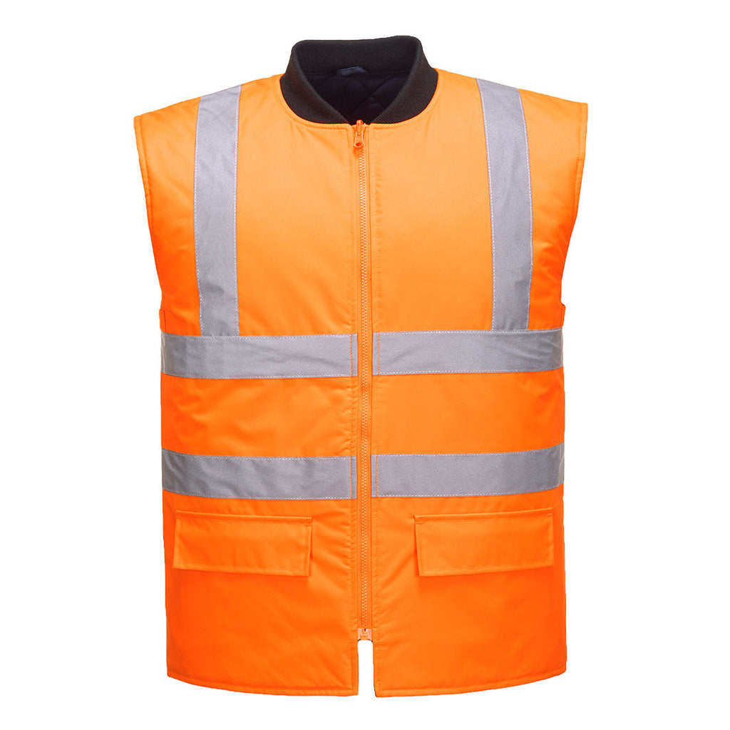 Hi-Vis 4-in-1 Contrast Traffic Jacket – sleeves removed