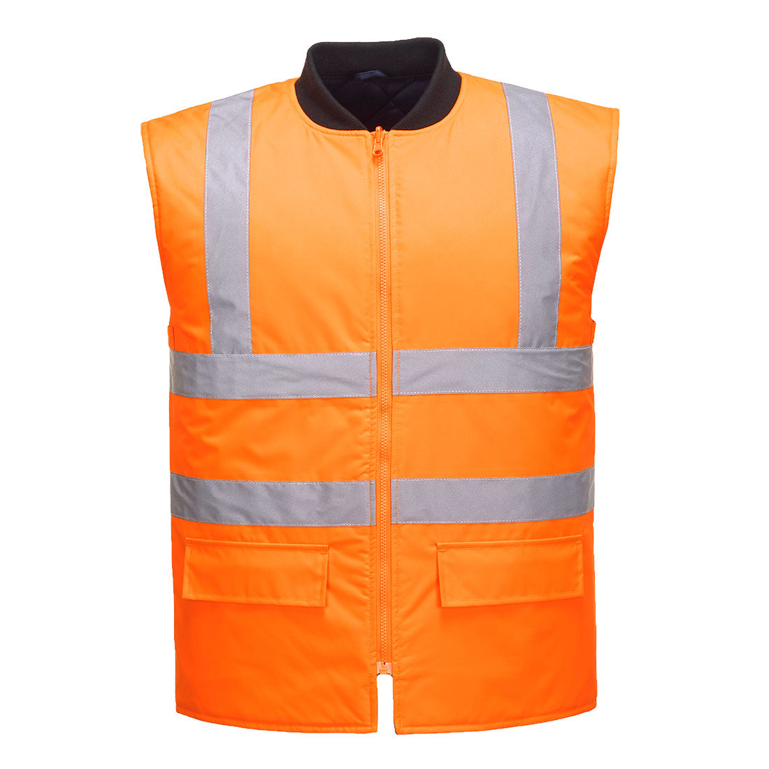 Hi-Vis 4-in-1 Contrast Traffic Jacket – sleeves removed