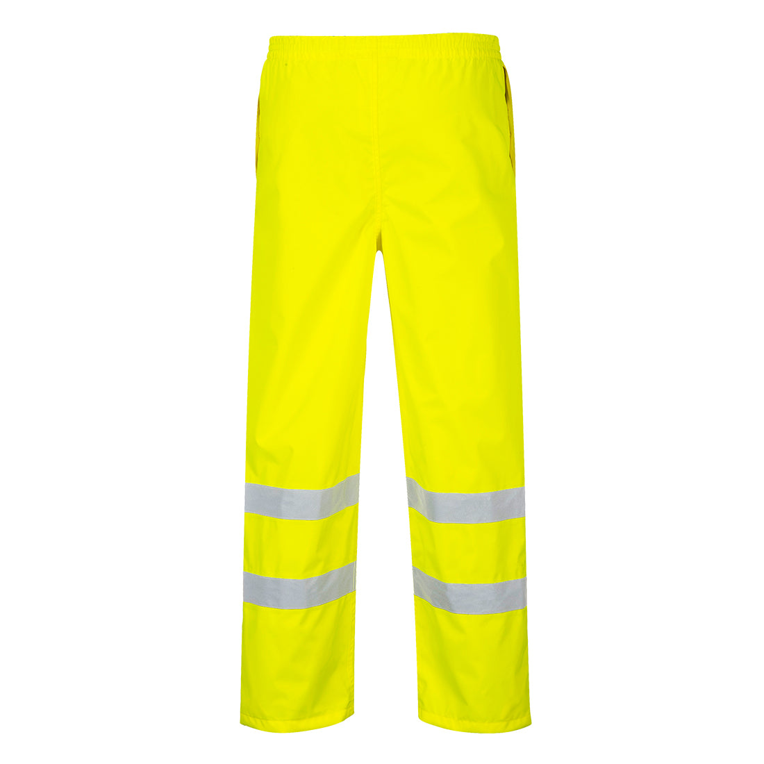Hi-Vis Breathable Rain Trousers – back view