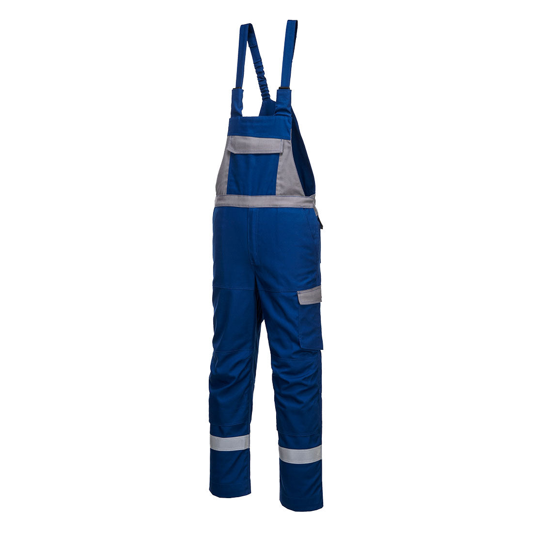 Bizflame Industry Two Tone Bib and Brace – angled view