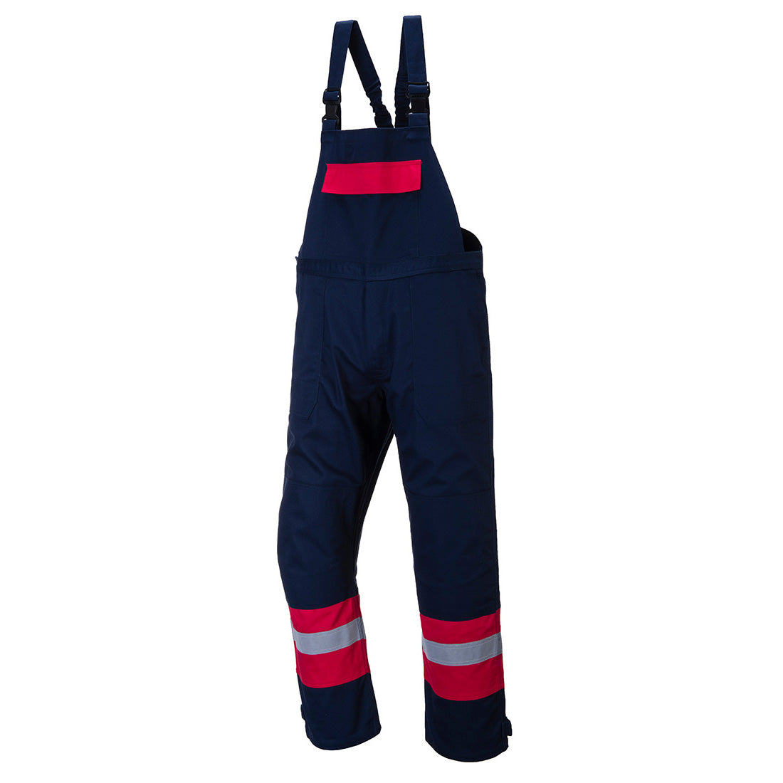 Bizflame Work Bib and Brace – angled view