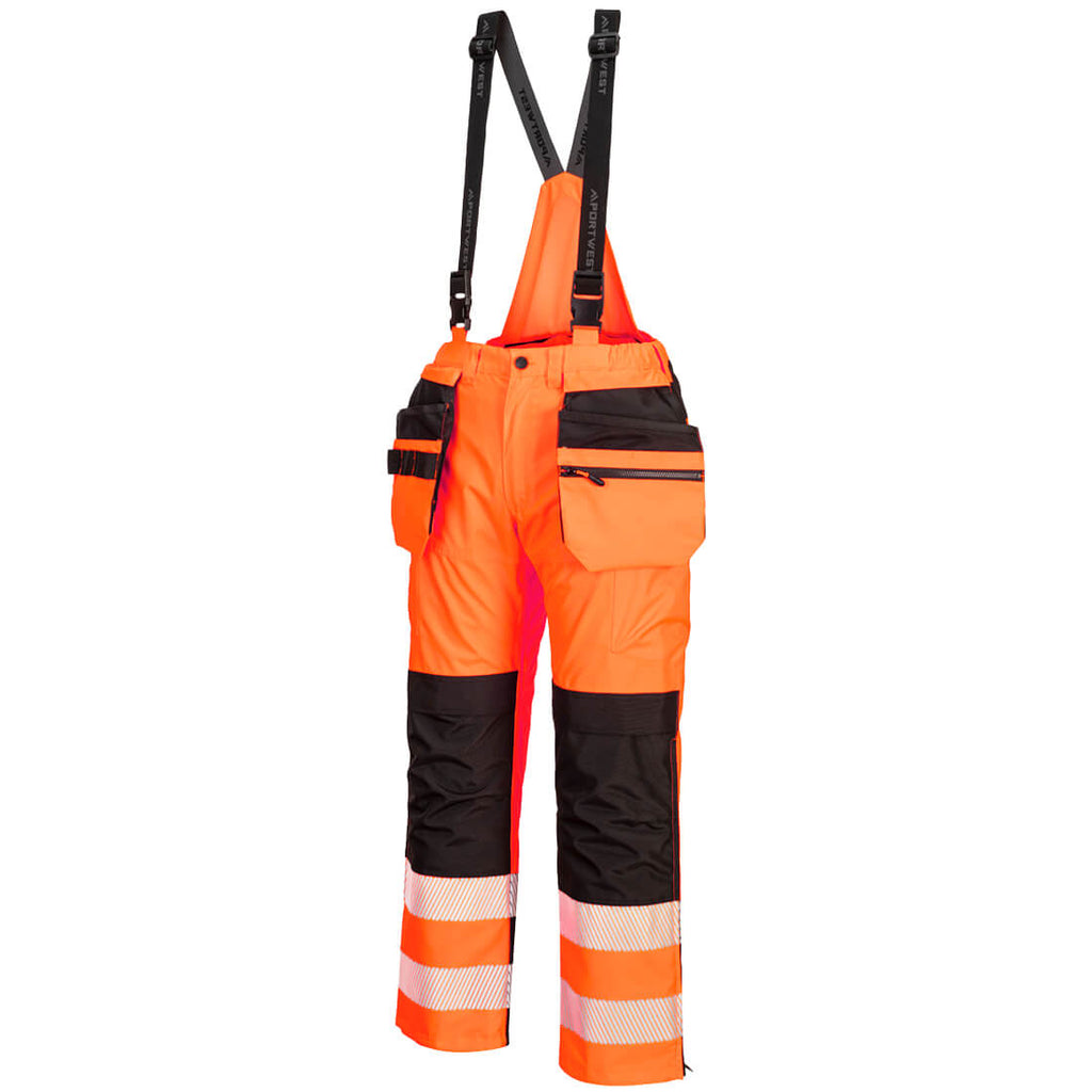 PW3 Hi-Vis Rain Trousers – angled view