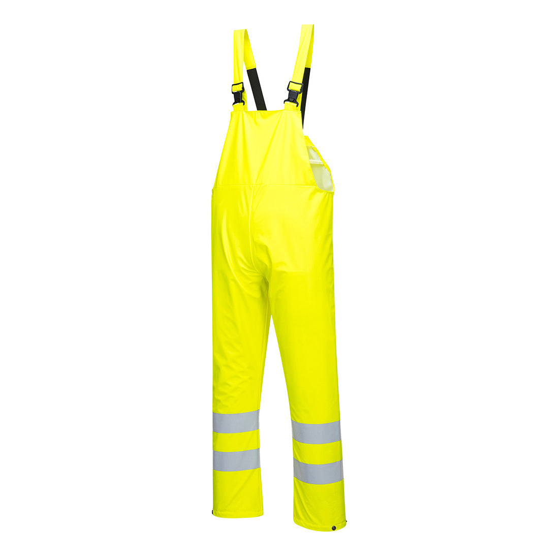 Sealtex Ultra Hi-Vis Rain Bib and Brace – angled view