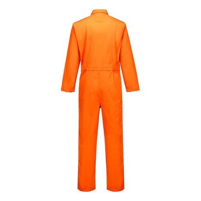 Bizweld FR Coverall – back view (orange)