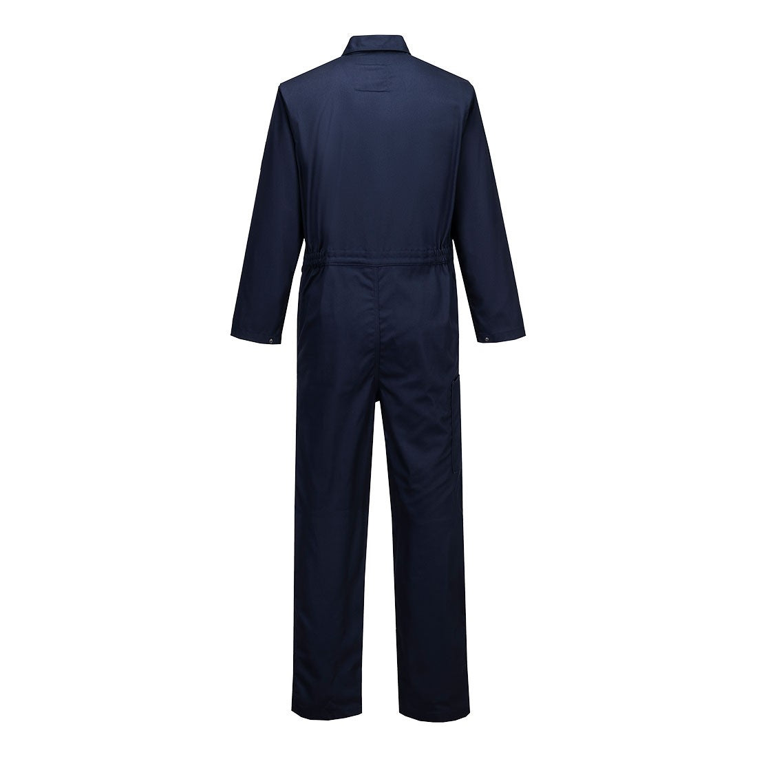 Bizweld FR Coverall – back view (navy)