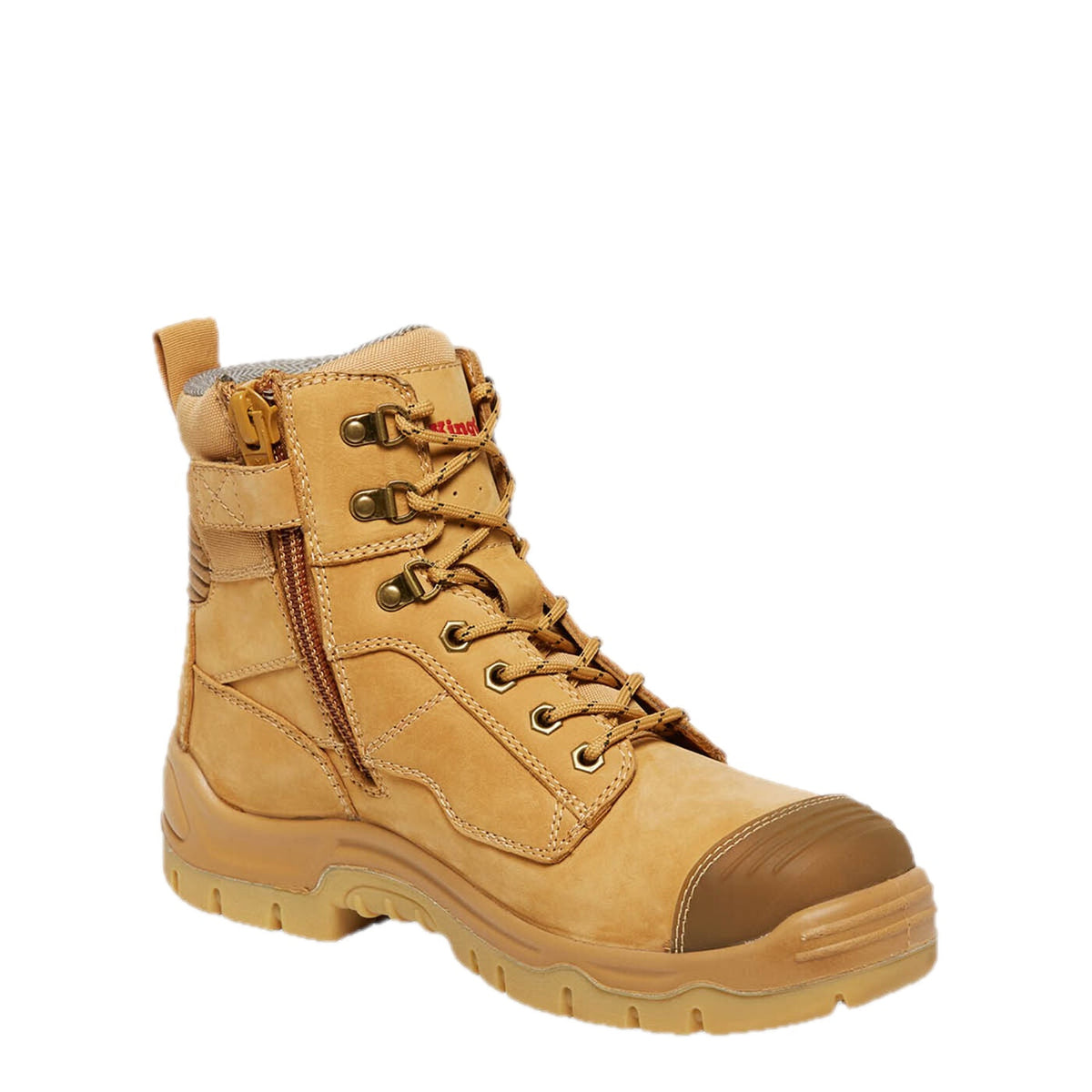 Phoenix Zip/Lace Composite Safety Work Boots 6 – angled view
