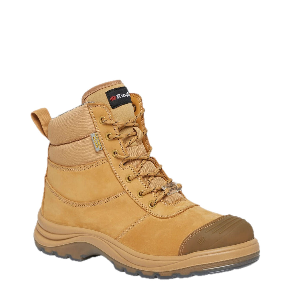 Tradie Zip/Lace Composite Safety Work Boots 6 – angled view, other side