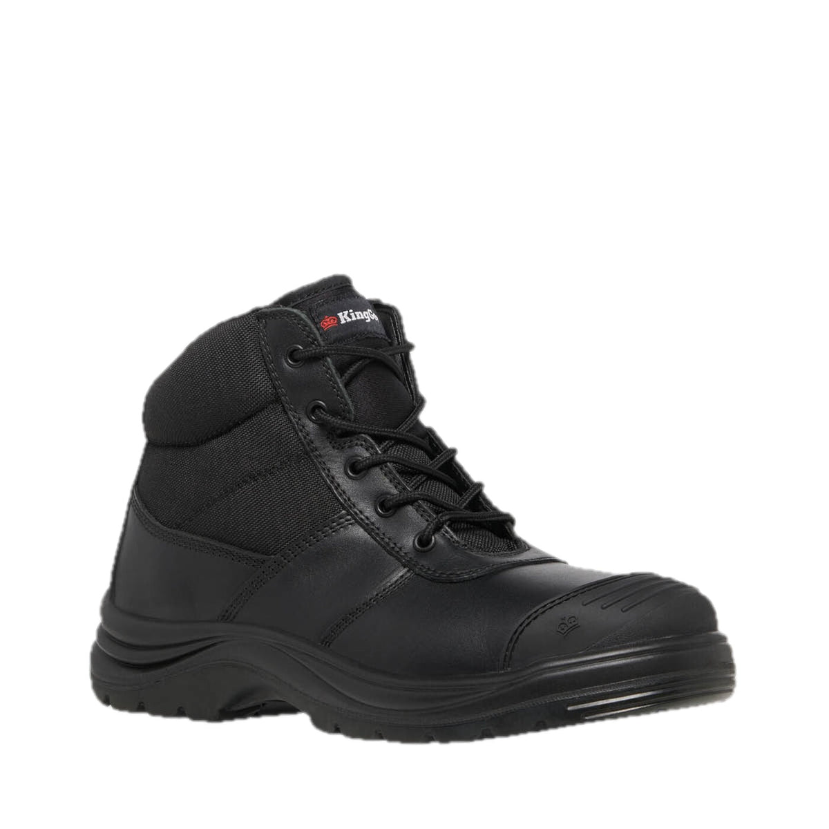 Tradie Zip/Lace Steel Cap Safety Work Boots 5 – angled view, other side