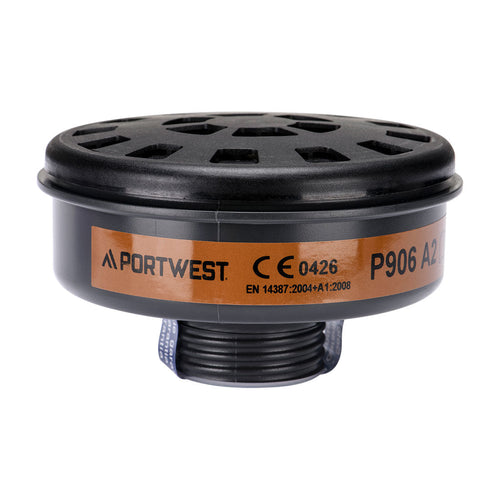 A2 Gas Filter Universal Thread (Pk6) – side view