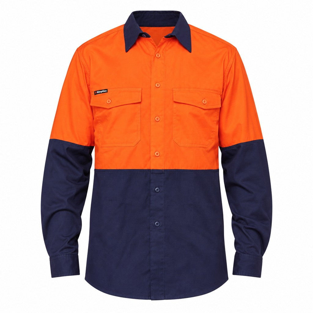KingGee Workcool 2 Spliced Shirt L/S