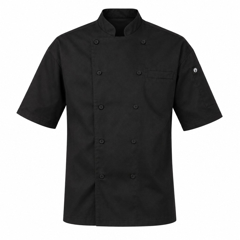 Palermo Executive Chef Jacket- Black