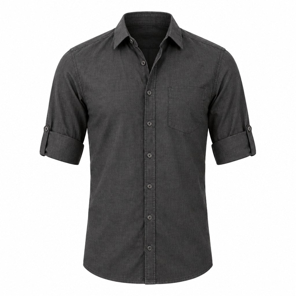 Detroit Long Sleeve Denim Shirt