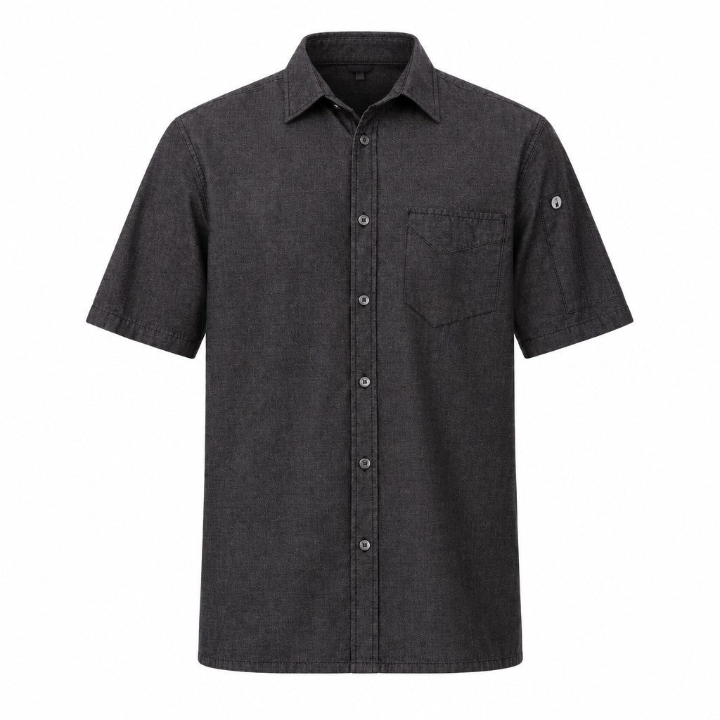 Detroit Short Sleeve Denim Shirt