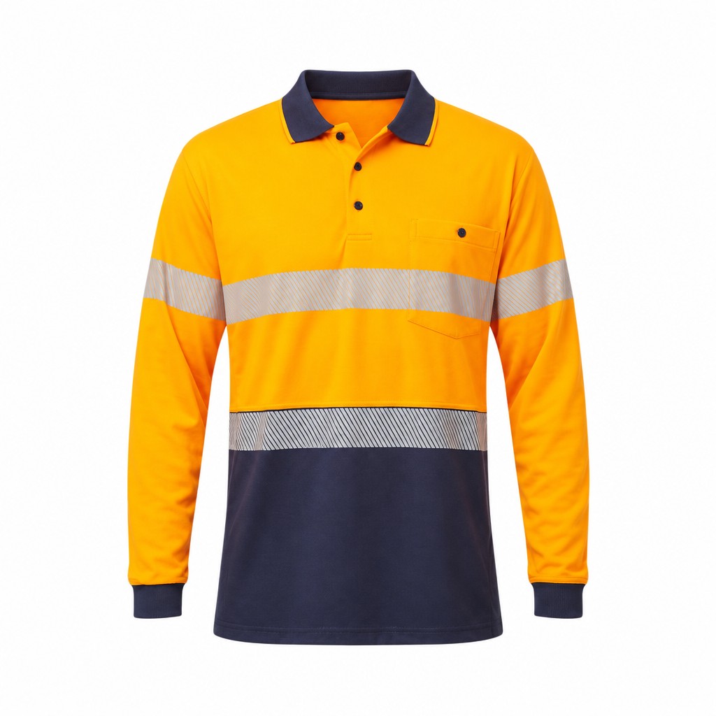 Workcool Hyperfreeze Hi-Vis Reflective Long Sleeve Polo