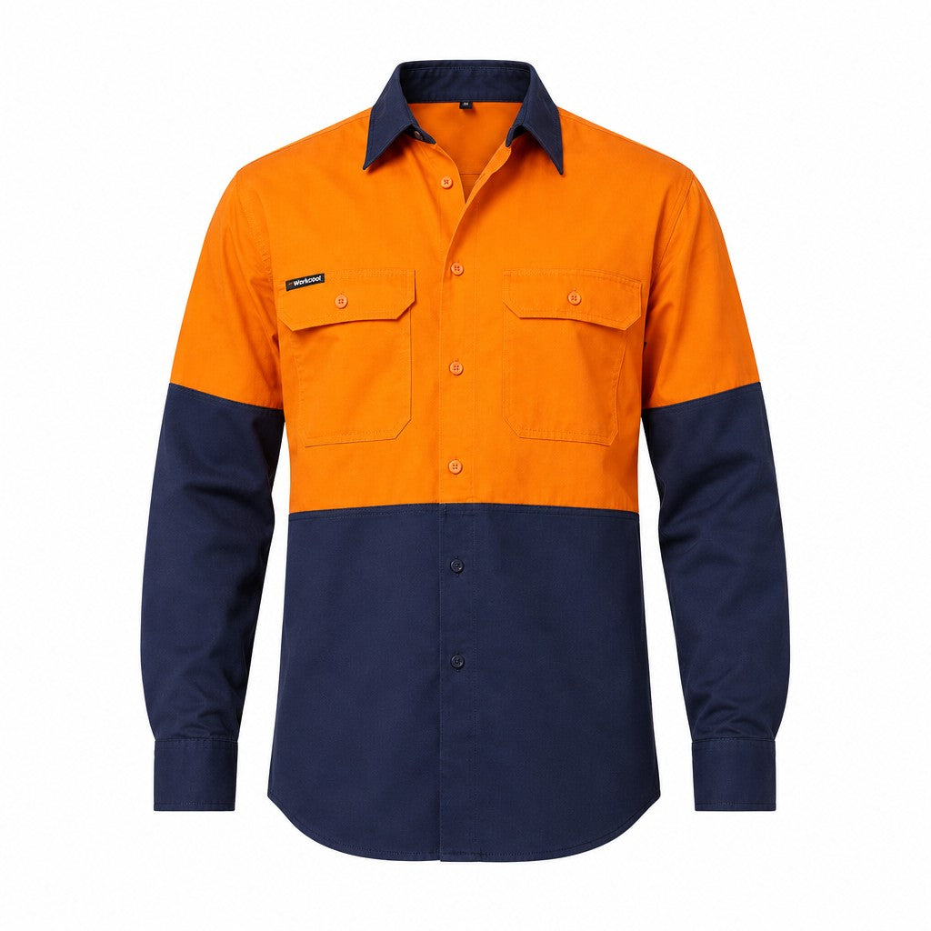 Workcool Vented Spliced Shirt Long Sleeve
