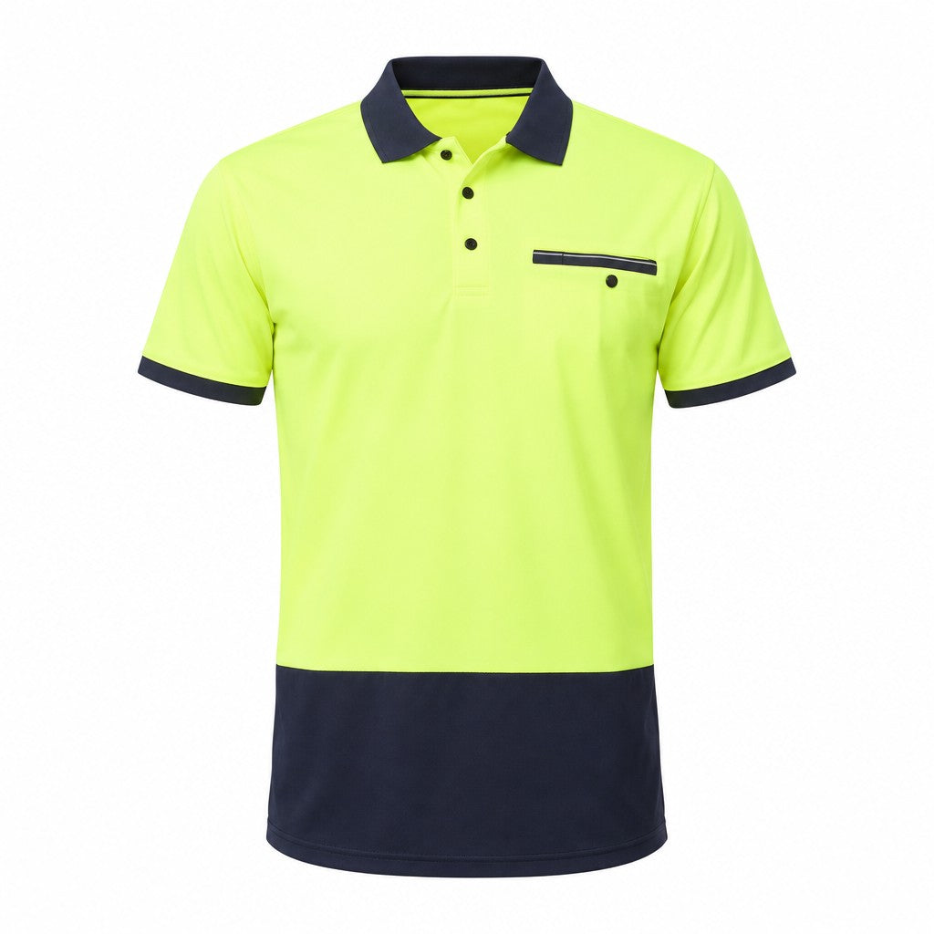 Workcool Hyperfreeze Hi-Vis Lightweight Short Sleeve Polo
