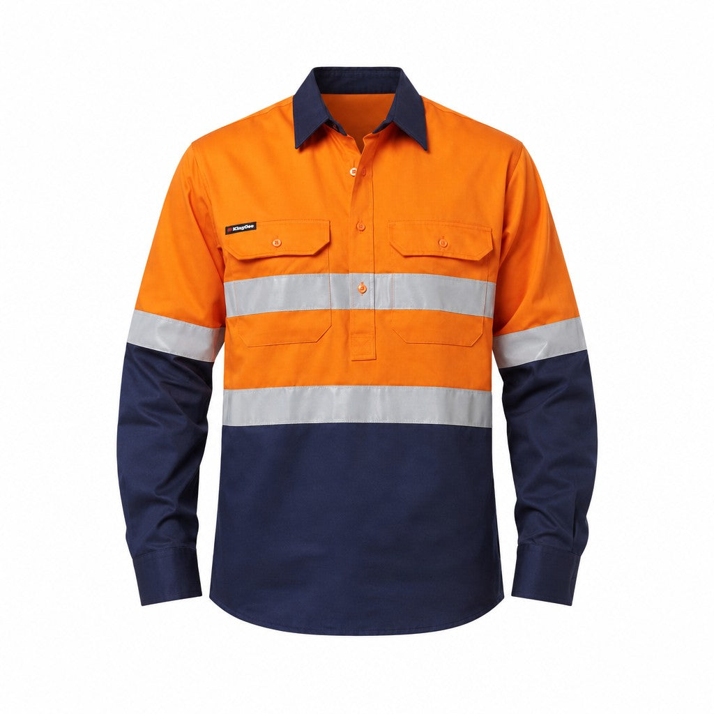 Originals Hi-Vis Reflective Closed Front Long Sleeve Shirt