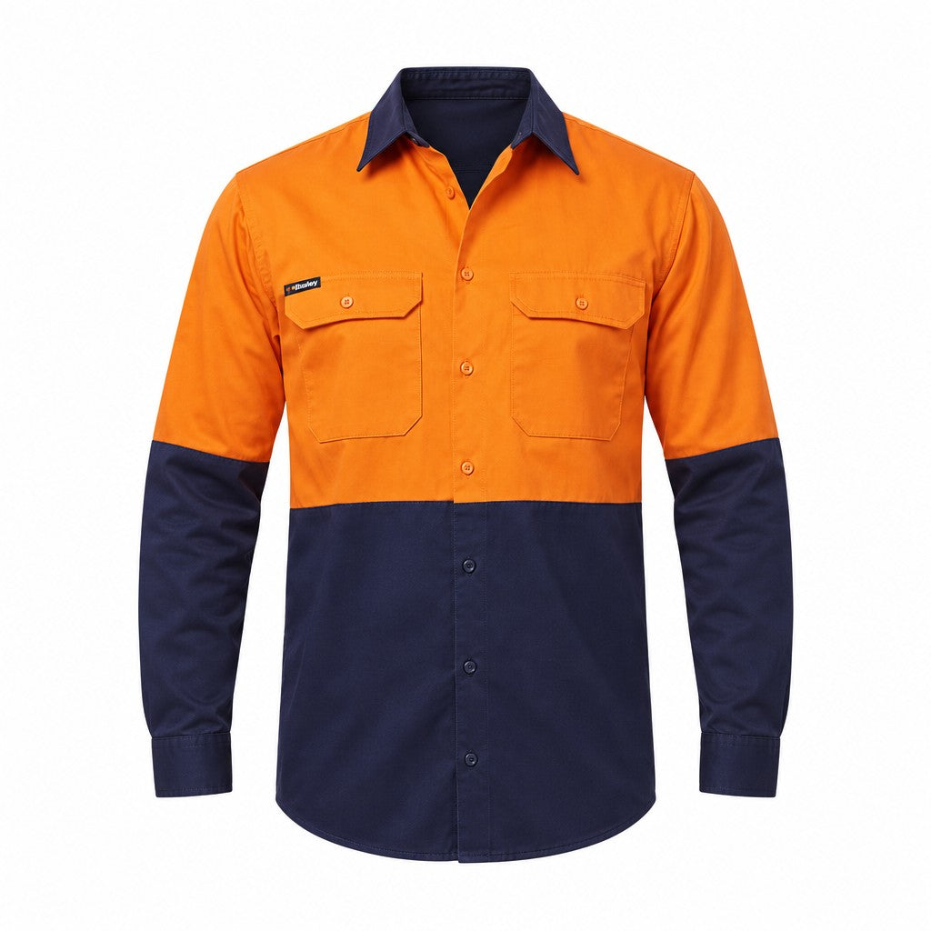 Originals Hi-Vis Long Sleeve Drill Work Shirt